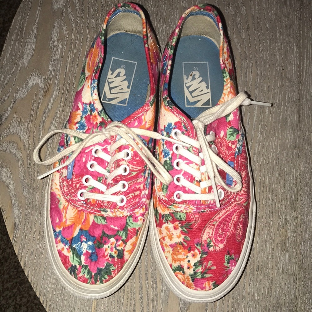Floral vans